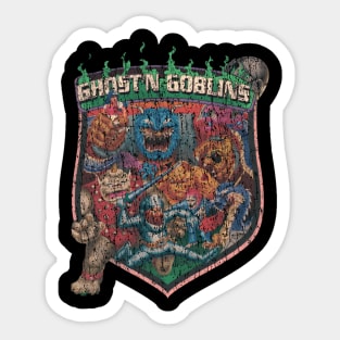 Ghosts 'n Goblins 1985 - Disstresed Vintage Style Sticker